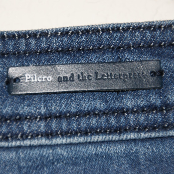 Anthro PILCRO Wide-Leg Denim Palazzo Jeans sz 27 - Picture 6 of 8